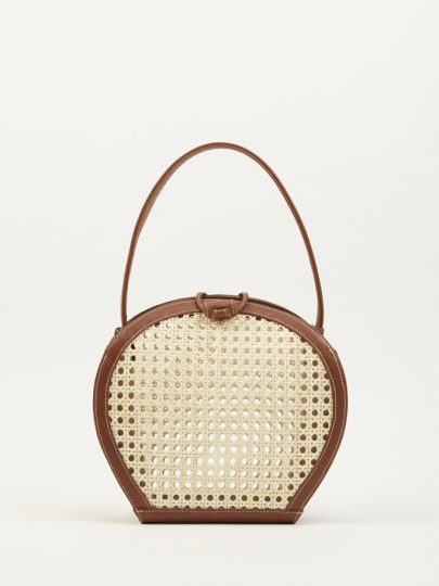 BROWN CHAÎSE BALLON HANDBAG