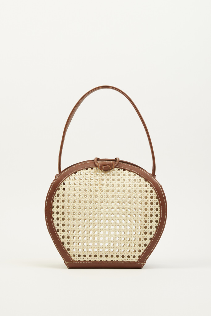 BROWN CHAÎSE BALLON HANDBAG