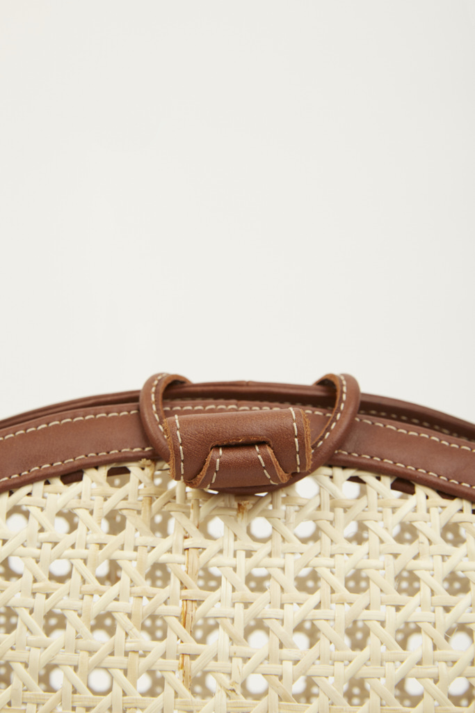 BROWN CHAÎSE BALLON HANDBAG