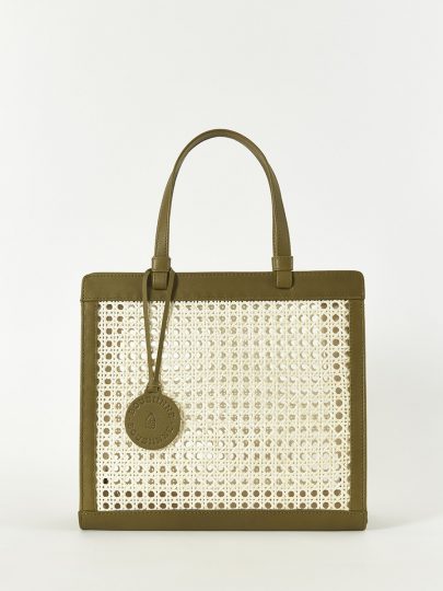 BOLSO CHAÎSE CARRÉ KAKI