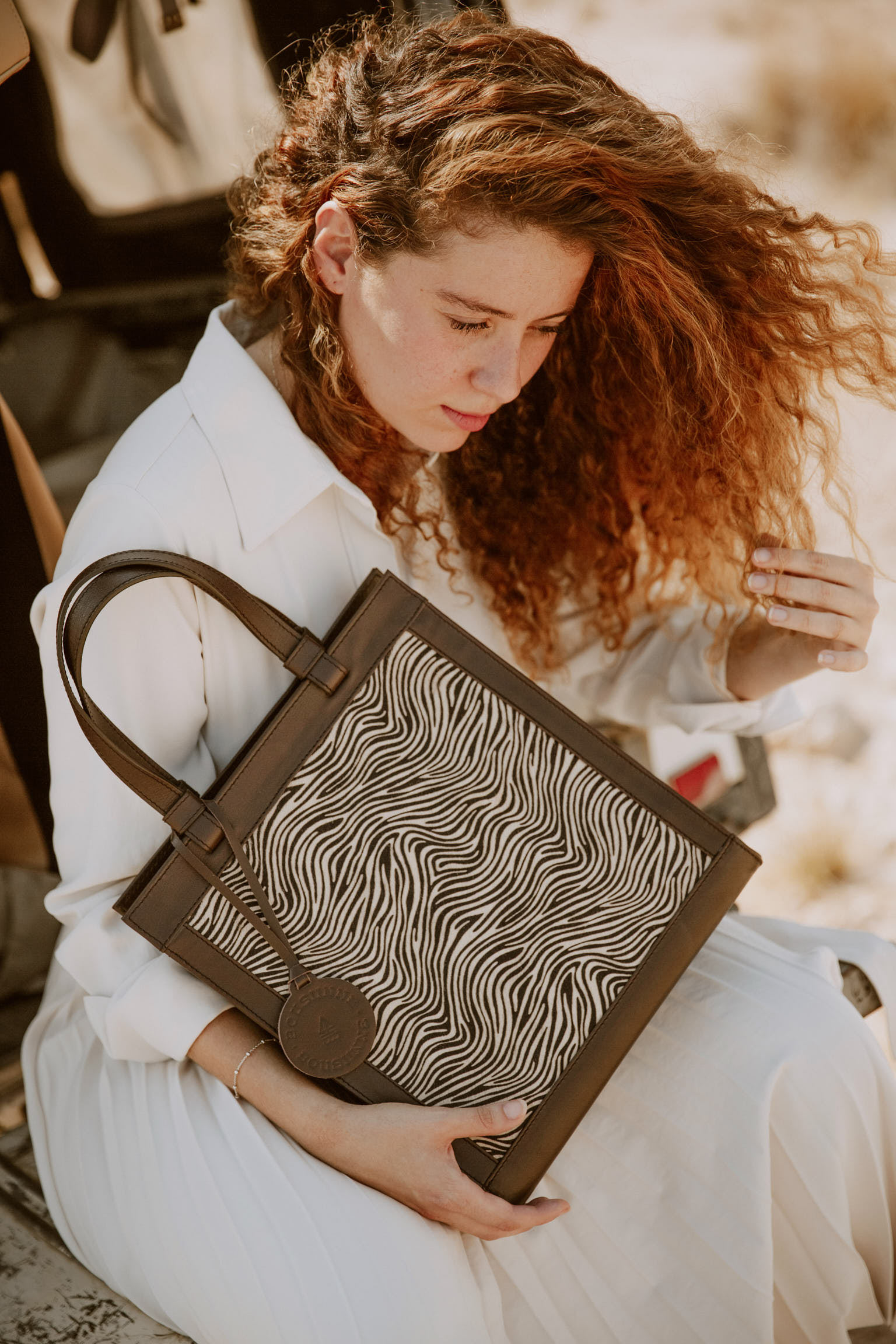 BOLSO SAFARI 19.1 CEBRA