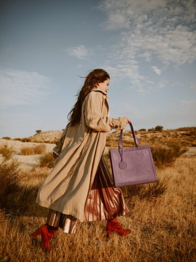 LILAC CARRÉ HANDBAG